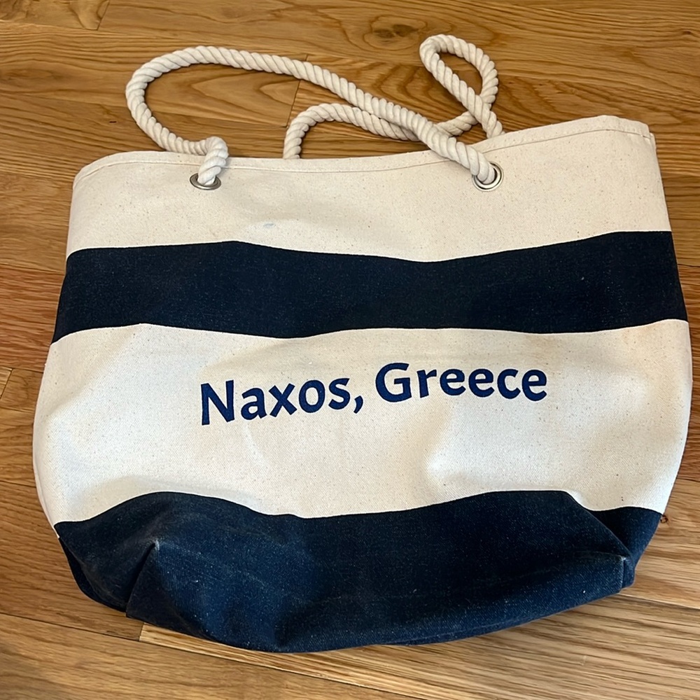 Naxos Greece Beach Bag